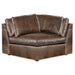 M Furniture Wilder 6 Piece Leather Sectional