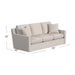 Hooker Upholstery Daxton 3 over 3 Sofa