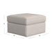 Hooker Upholstery Darrien Ottoman