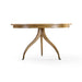 Jonathan Charles Solar Spider Leg Dining Table Single Pedestal