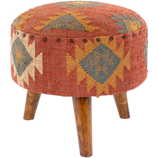 Surya Panja Round Ottoman