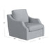 Hooker Upholstery Darrien Swivel Lounger