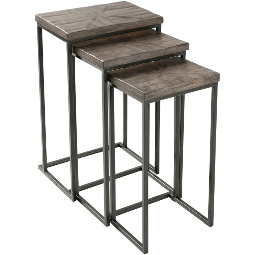 Surya Troyes End Table Set