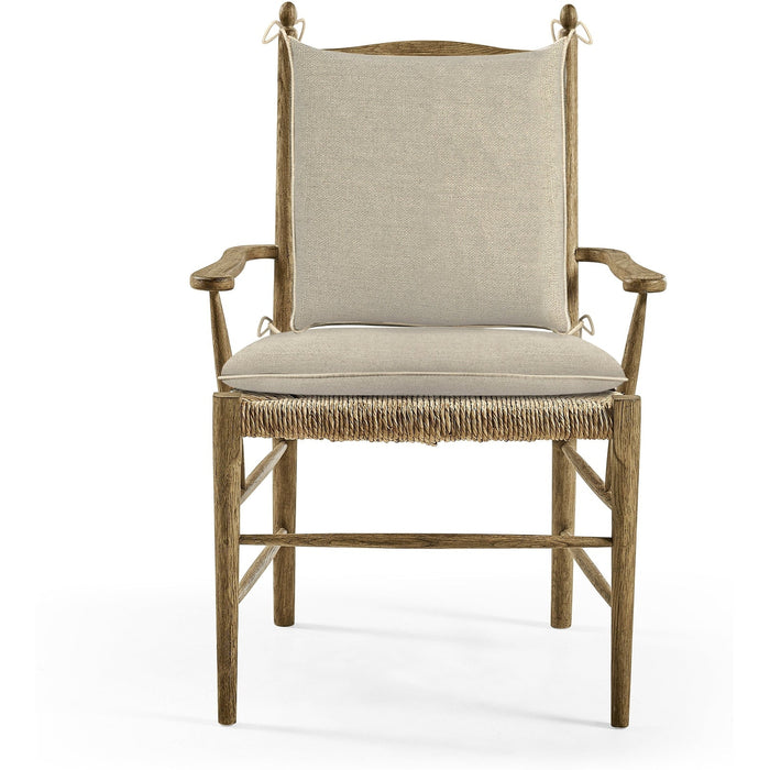 Jonathan Charles Doppler Ladder Back Arm Chair