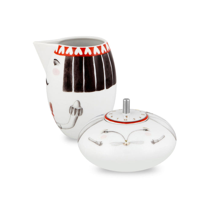 Vista Alegre Tea with Alice Sugar Bowl & Milk Jug Gift Box - Set