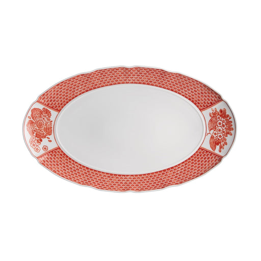 Vista Alegre Coralina Large Oval Platter By Oscar de La Renta