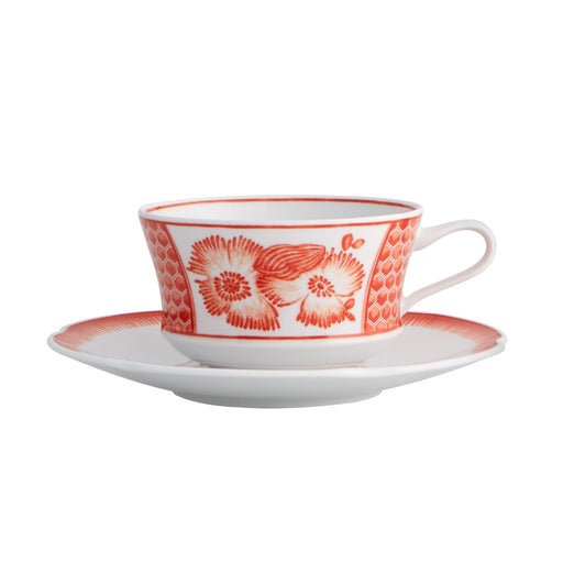 Vista Alegre Coralina Tea Cup And Saucer By Oscar de La Renta