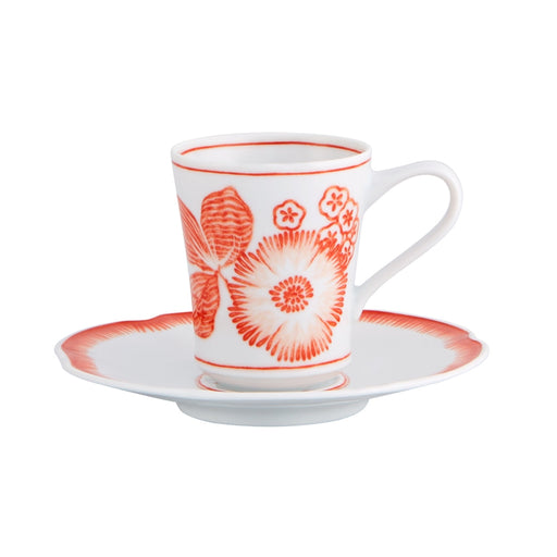 Vista Alegre Coralina Coffee Cup & Saucer By Oscar de La Renta