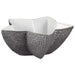 Raynaud Mineral Irise Dark Grey Star Sugar Bowl