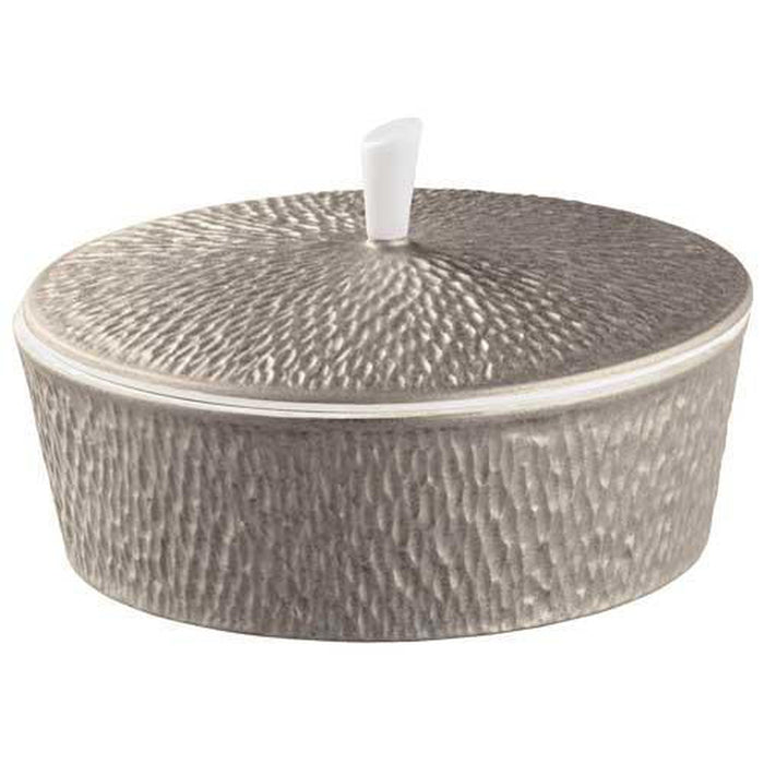 Raynaud Mineral Warm Grey Covered Sugar Bowl