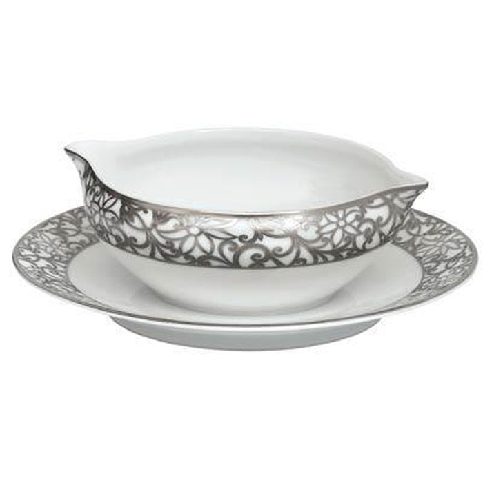 Raynaud Salamanque Platinum White Sauce Boat