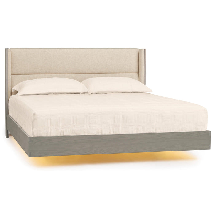 Copeland Sloane Floating Bed Mattress Only With Lighting - Grade A/B/Ultra-Suede/Leather/COM