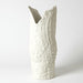 Global Views Crocodile Vase Matte White