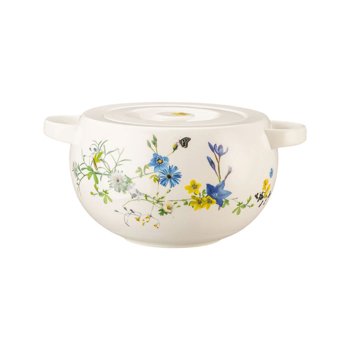 Rosenthal Brillance Fleurs des Alpes Covered Vegetable Bowl