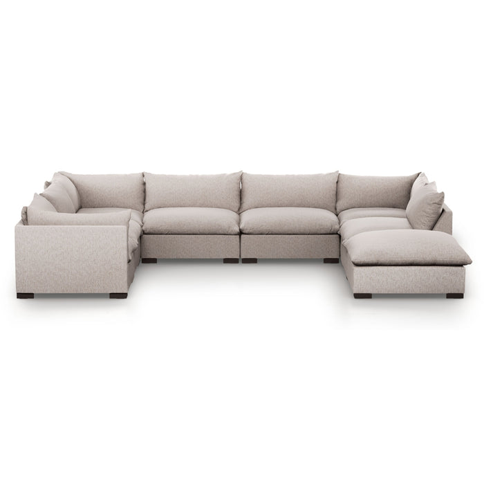 Four Hands Westwood 7 PC Sectional with Ottoman