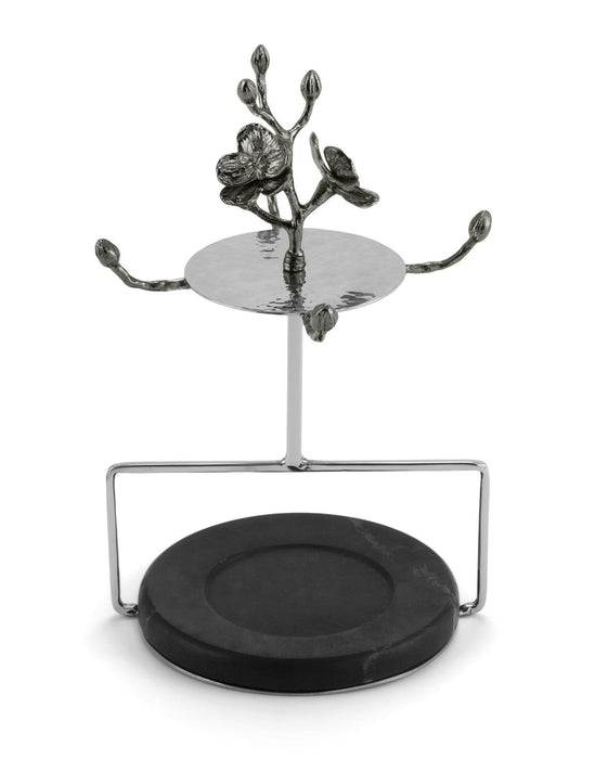 Michael Aram Black Orchid Demitasse Set with Stand