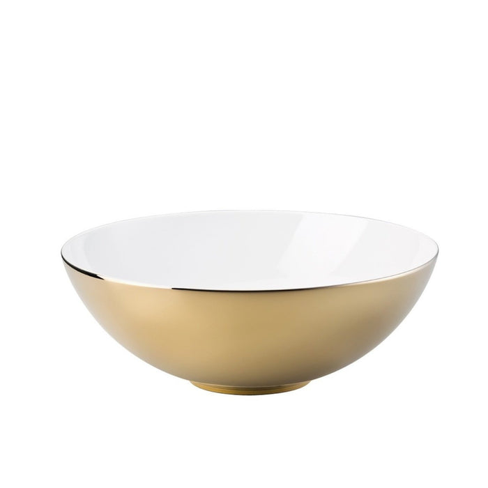 Rosenthal TAC 02 Skin Gold Vegetable Bowl Open - 10 1/4 Inch