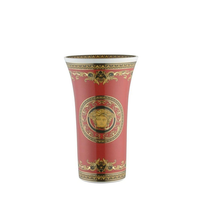 Versace Medusa Red Vase - 10.25 inch