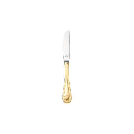 Versace Medusa Flatware Dessert Knife Gold Plated