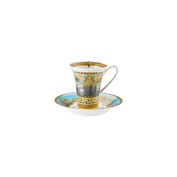 Versace Prestige Gala Bleu Coffee Cup & Saucer