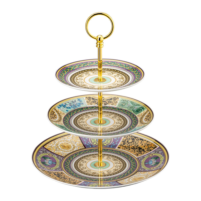 Versace Barocco Mosaic Etagere 3 Tiers