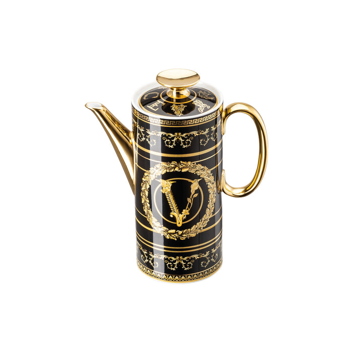 Versace Virtus Gala Coffee Pot - Black