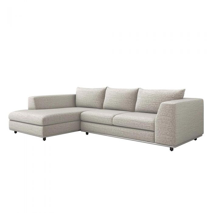 Interlude Home Comodo Chaise Sectional