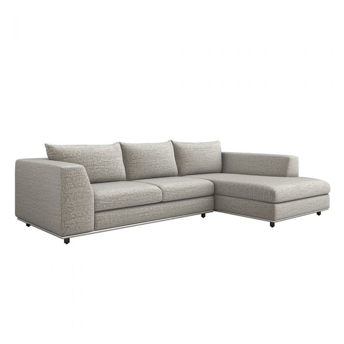 Interlude Home Comodo Chaise Sectional