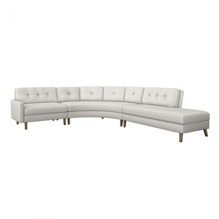 Interlude Home Aventura Chaise Sectional