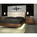 Copeland Sloane Floating Bed Mattress Only With Lighting - Sunbrella Upholstery