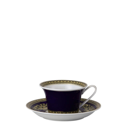 Versace Medusa Blue Tea Cup & Saucer