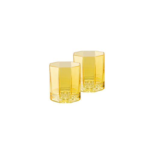 Versace Medusa Lumiere Whiskey DOF Set of Two - Amber