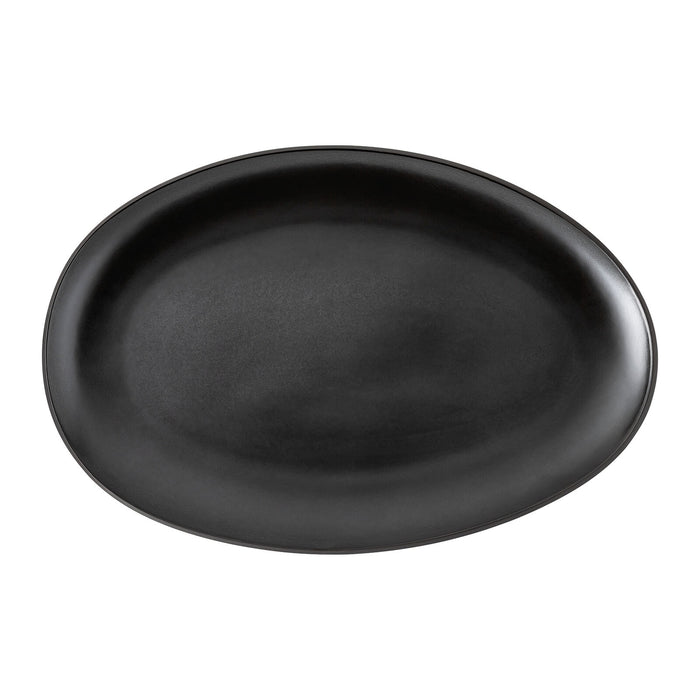 Rosenthal Junto Slate Grey Stoneware Platter Flat Oval