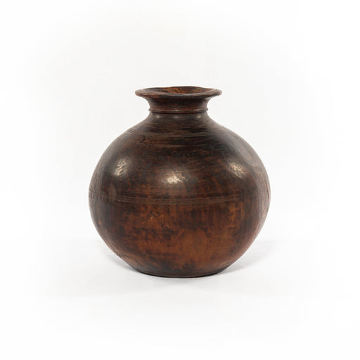 Found Wooden Jar