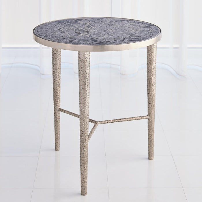 Global Views Hammered End Table