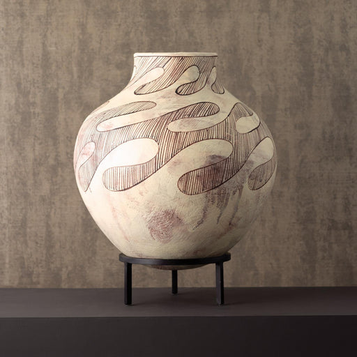 Global Views Anasazi Vessel on Stand