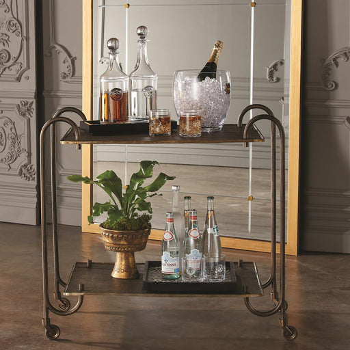 Global Views Blade Bar Cart