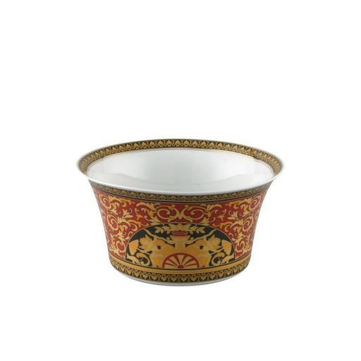 Versace Medusa Red Vegetable Bowl Open - 7.75 inch