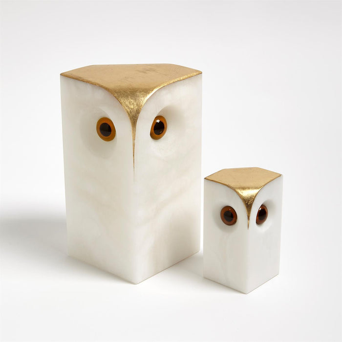 Global Views Alabaster Owl