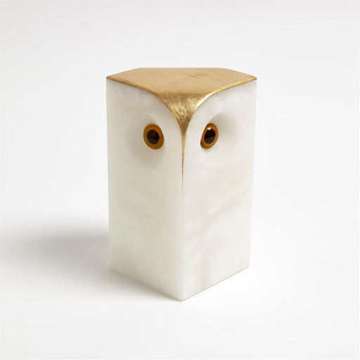 Global Views Alabaster Owl