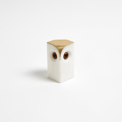 Global Views Alabaster Owl