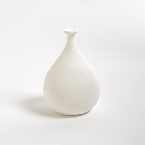 Global Views Alabaster Teardrop Vase