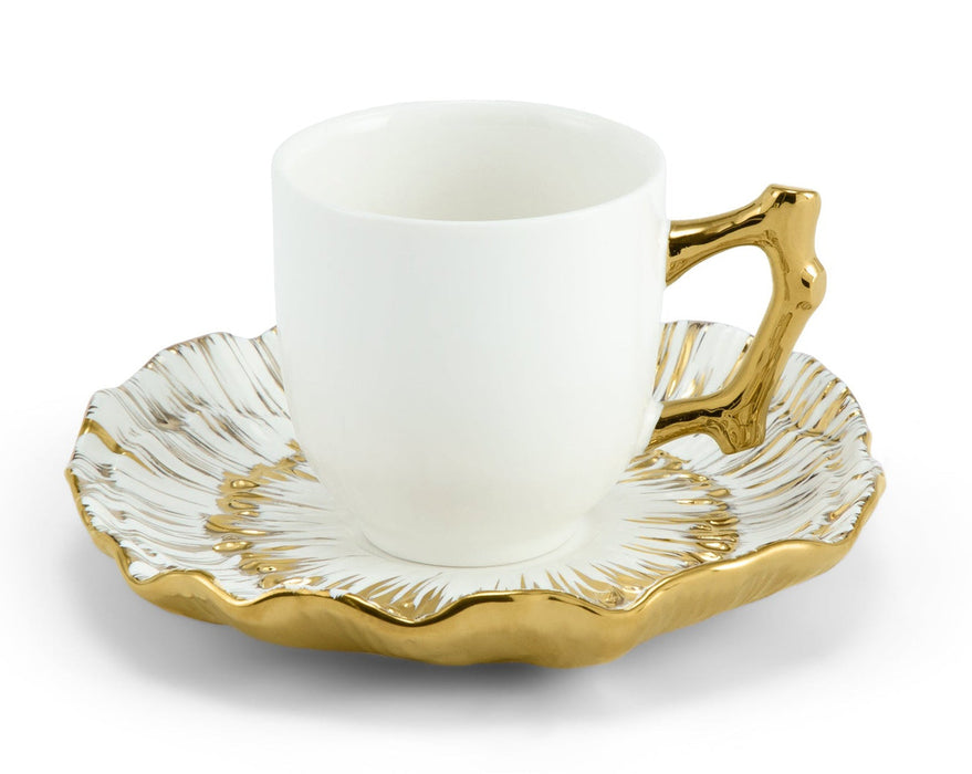 Michael Aram Anemone Demitasse - Set of 4