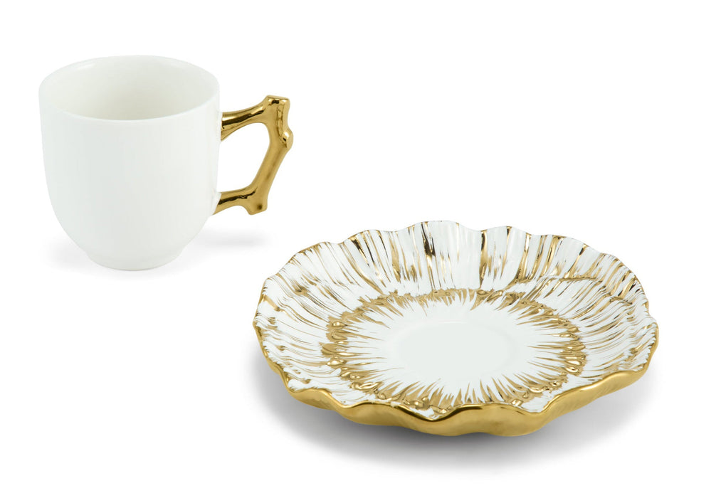 Michael Aram Anemone Demitasse - Set of 4