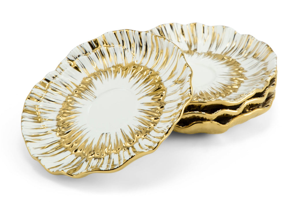 Michael Aram Anemone Demitasse - Set of 4