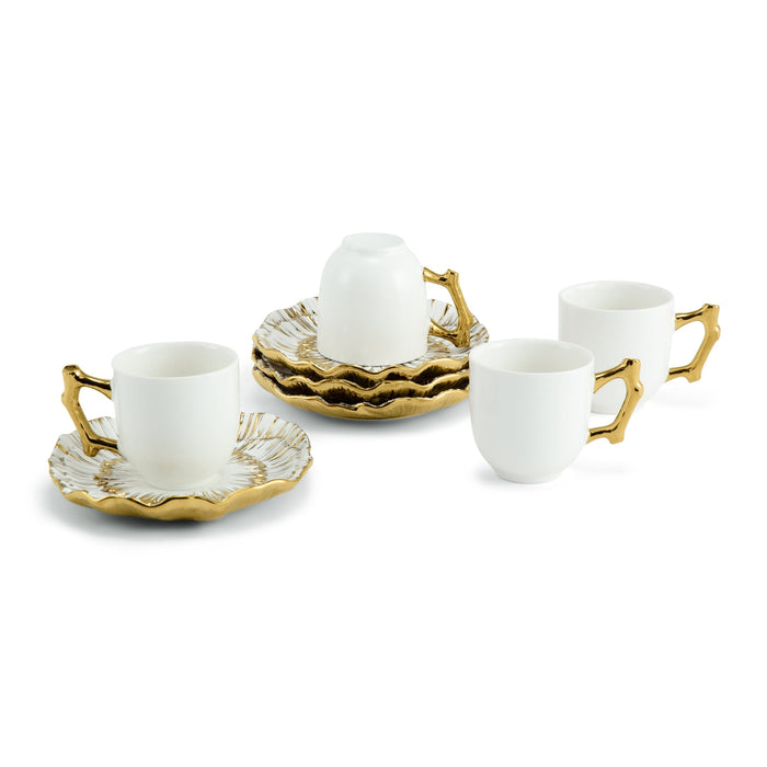 Michael Aram Anemone Demitasse - Set of 4