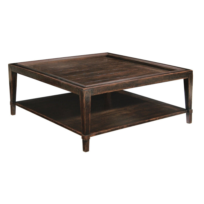 Bernhardt Vintage Patina Square Cocktail Table