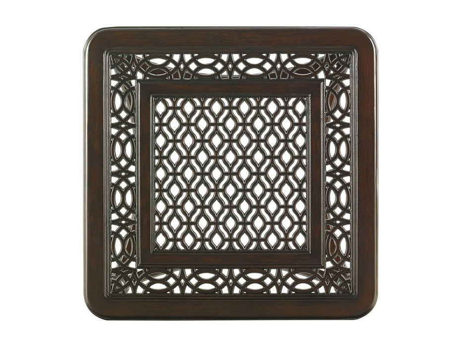 Tommy Bahama Outdoor Royal Kahala Black Sands Square End Table