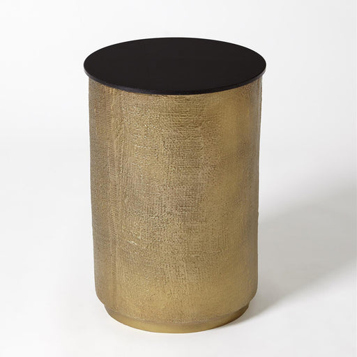 Global Views Hemp Etched Barrel Table