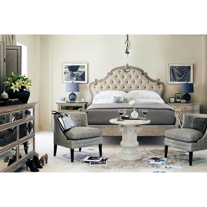 Bernhardt Campania Upholstered Panel Bed II - King